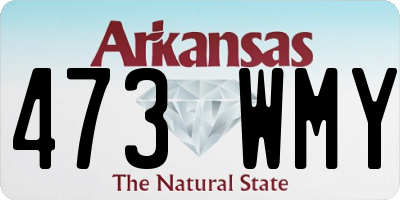 AR license plate 473WMY