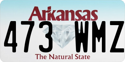 AR license plate 473WMZ