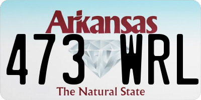 AR license plate 473WRL