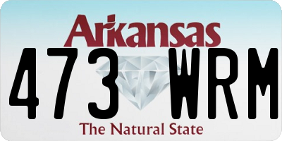 AR license plate 473WRM
