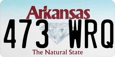 AR license plate 473WRQ