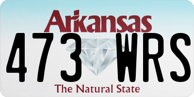 AR license plate 473WRS