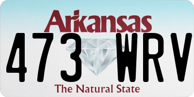 AR license plate 473WRV