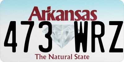 AR license plate 473WRZ