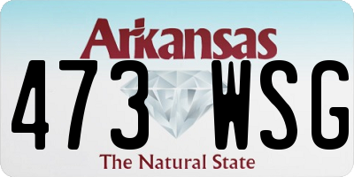 AR license plate 473WSG