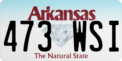 AR license plate 473WSI
