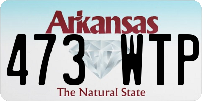 AR license plate 473WTP