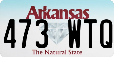 AR license plate 473WTQ