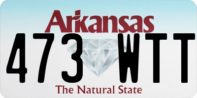 AR license plate 473WTT