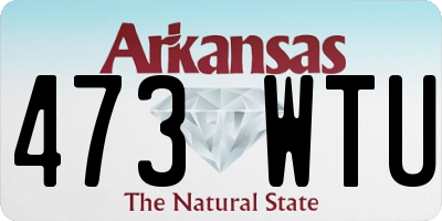 AR license plate 473WTU