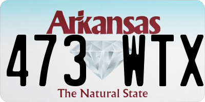 AR license plate 473WTX