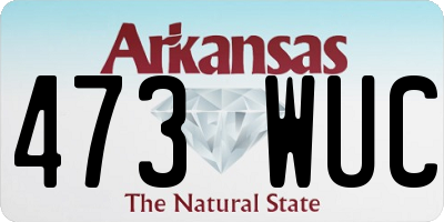 AR license plate 473WUC