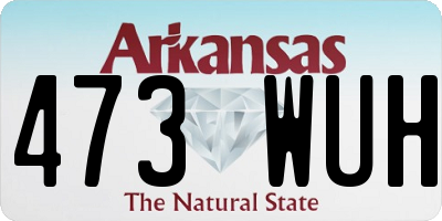 AR license plate 473WUH