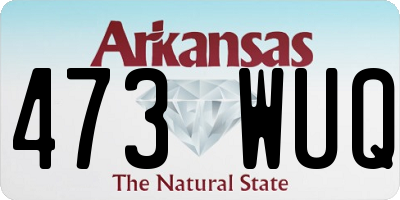 AR license plate 473WUQ