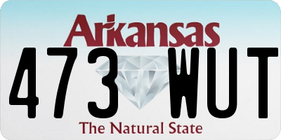 AR license plate 473WUT