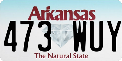 AR license plate 473WUY