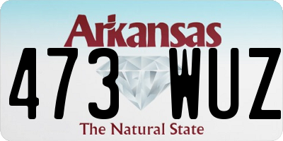 AR license plate 473WUZ