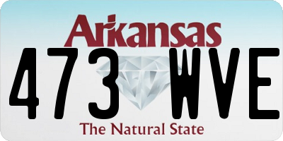 AR license plate 473WVE