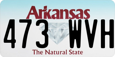 AR license plate 473WVH