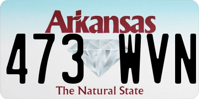 AR license plate 473WVN