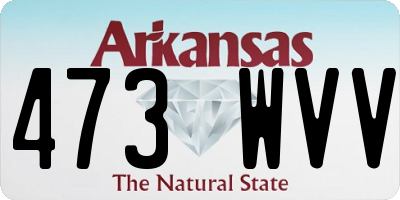 AR license plate 473WVV