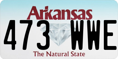 AR license plate 473WWE
