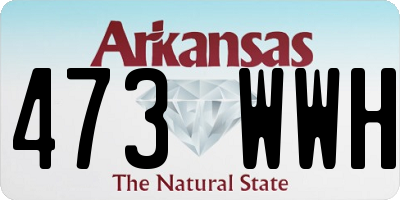 AR license plate 473WWH