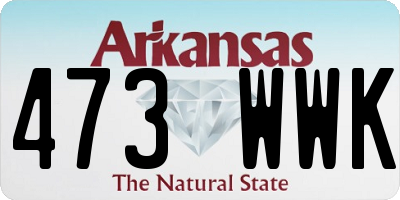 AR license plate 473WWK