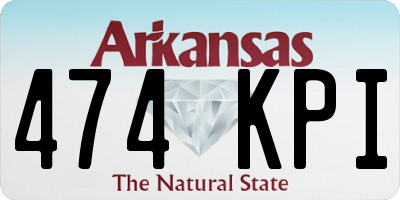AR license plate 474KPI