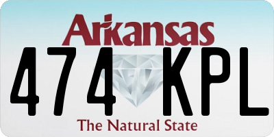AR license plate 474KPL