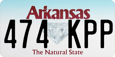 AR license plate 474KPP