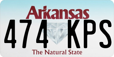 AR license plate 474KPS