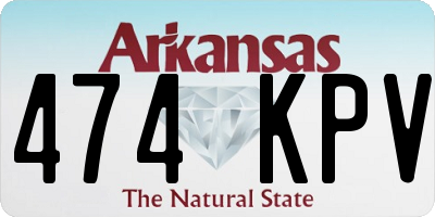 AR license plate 474KPV