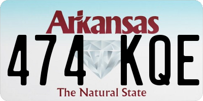 AR license plate 474KQE