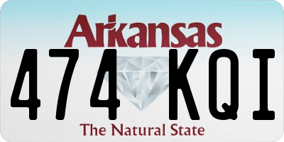 AR license plate 474KQI
