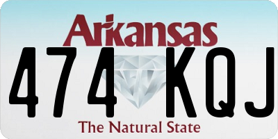 AR license plate 474KQJ