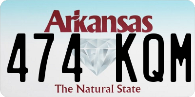 AR license plate 474KQM