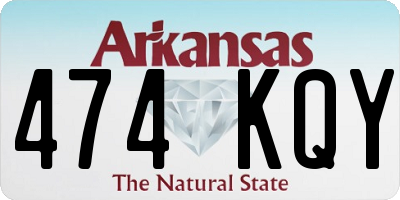 AR license plate 474KQY
