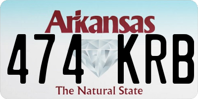 AR license plate 474KRB