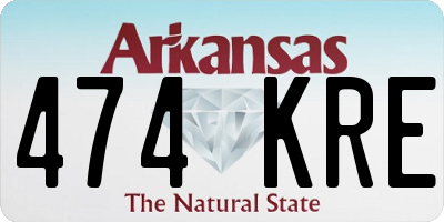 AR license plate 474KRE