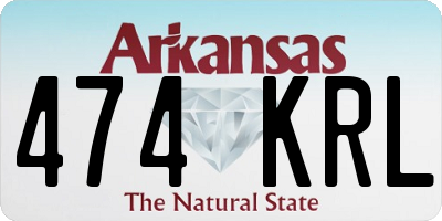AR license plate 474KRL