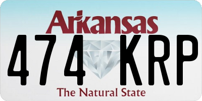 AR license plate 474KRP