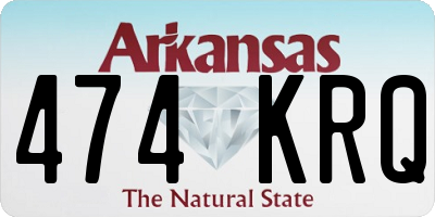 AR license plate 474KRQ