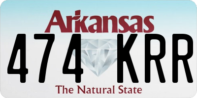AR license plate 474KRR