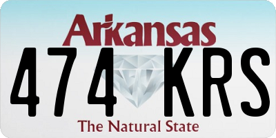 AR license plate 474KRS