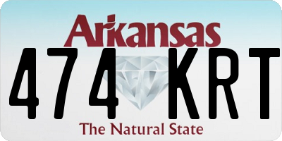 AR license plate 474KRT