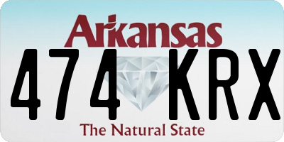 AR license plate 474KRX