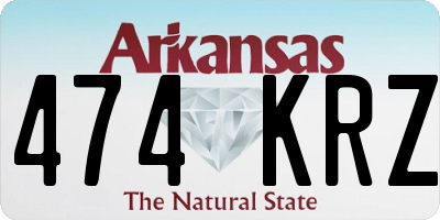 AR license plate 474KRZ