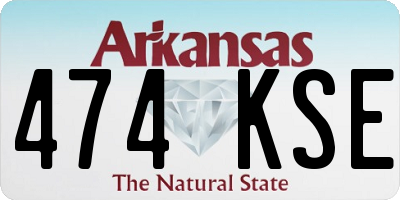 AR license plate 474KSE