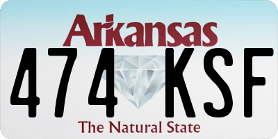 AR license plate 474KSF